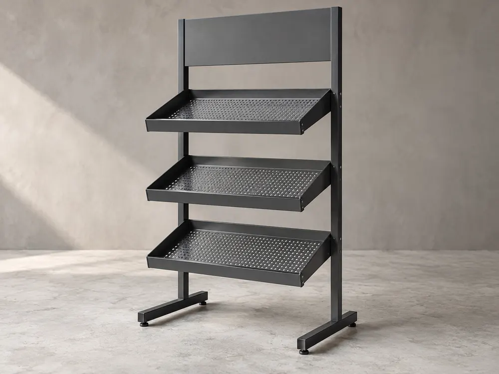 Metal teşhir standı